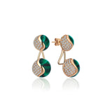 STELLAR MALACHITE EARRINGS